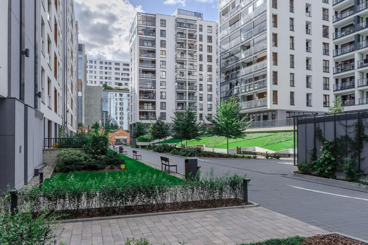 Modern Apartments With Access To The Pool Near Rondo Daszynskiego Station ワルシャワ エクステリア 写真